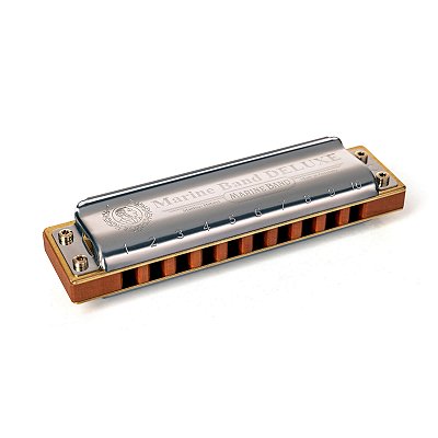 Harmonica Diatônica em A Hohner Marine Band Deluxe