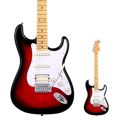 Guitarra Strato HSS SX SST57+HSS 2TS 2 Tone Sunburst com Bag