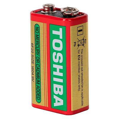 Bateria 9V Zinco Toshiba Heavy Duty