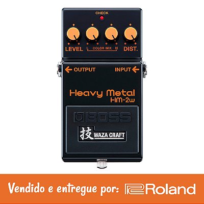 Pedal Distorção Boss HM-2W Heavy Metal Waza Craft | Roland Store
