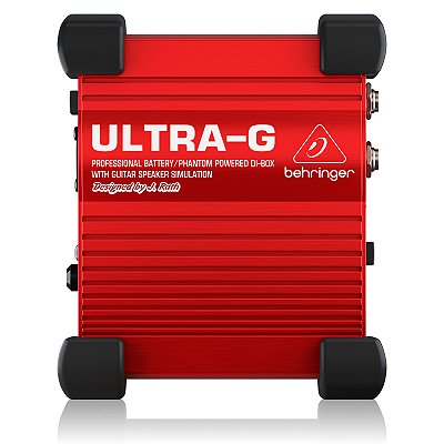 Direct Box Ativo Behringer GI100 com Simulador de Gabinete