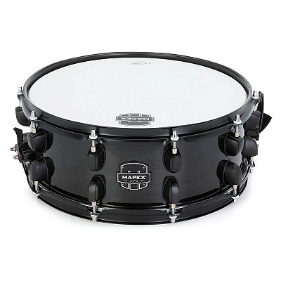 Caixa 14x5.5” Maple/Poplar Mapex MPX MPNMP4550B Transparent Midnight Black