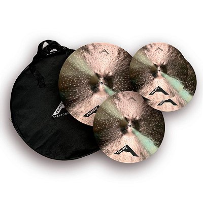 Set de Pratos 14" 18" 22" B20 Avatar Universe Overtone Kit