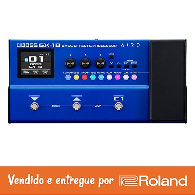 Pedaleira Compacta para Baixo Boss GX-1B | Roland Store