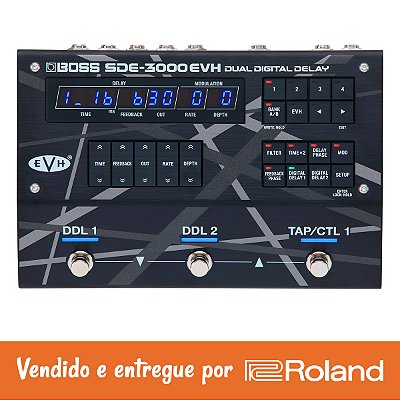 Pedal Delay Van Halen Boss SD-3000EVH Dual Digital Delay | Roland Store