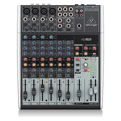 Mesa de Som 12 Canais com Efeitos Behringer XENYX 1204USB