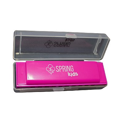 Harmônica Infantil C Diatônica Spring Kids SPK-041R Rosa