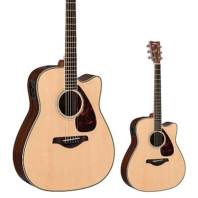 Violão Elétrico Aço Folk Yamaha FGX830C NT Natural