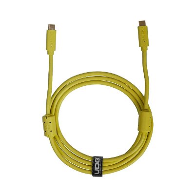 Cabo USB C para USB C 1.5 metros 3.2 UDG U99001YL Amarelo