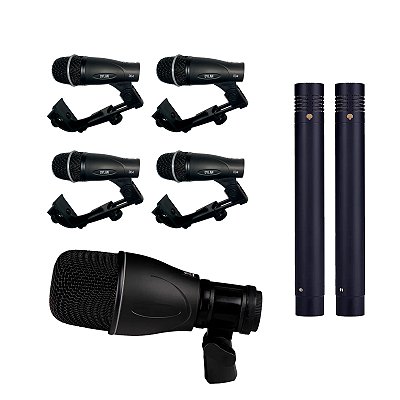 Kit de Microfones para Bateria Dylan Basic Drum