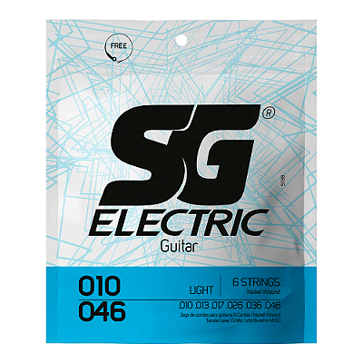 Encordoamento Guitarra .010 SG Electric Guitar Light