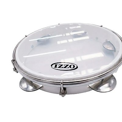Pandeiro 10” ABS Pele Leitosa Izzo Branco