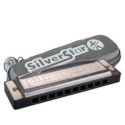 Harmônica Diatônica A Hohner Silver Star Small Box