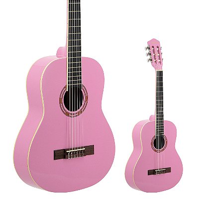 Violão Infantil Acústico Nylon Concert CN360 PK Rosa