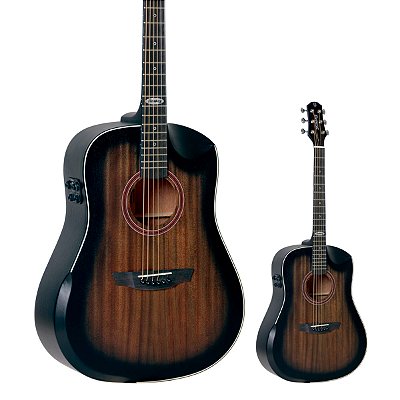Violão Elétrico Aço Folk Efeitos Strinberg SD301HCR TBS Sunburst com Bag