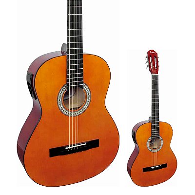 Violão Elétrico Aço Clássico Giannini S-14 EQ N Natural