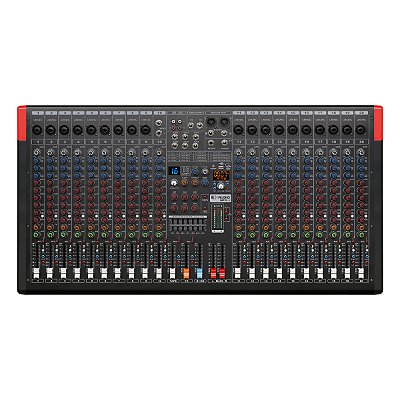 Mesa de Som 20 Canais 6 Auxiliares K-Audio MP 20.4 1ª Geração