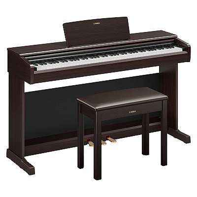 Piano Digital 88 Teclas Yamaha ARIUS YDP-146R Rosewood com Banco