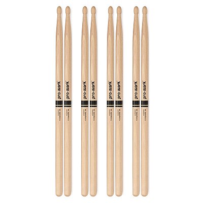 Kit 4 Pares de Baquetas 5B Hickory ProMark Forward TX5BW-4P