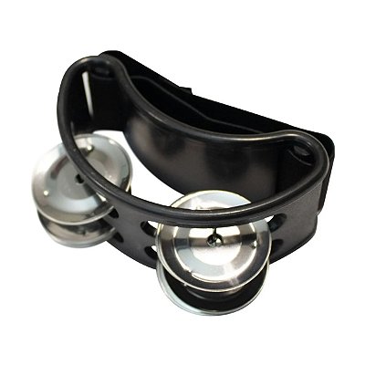 Pandeiro de Pé Meia Lua Spring PP10 Preto