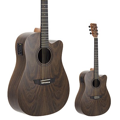 Violão Folk Elétrico Aço Strinberg FS4D WS Walnut Fosco