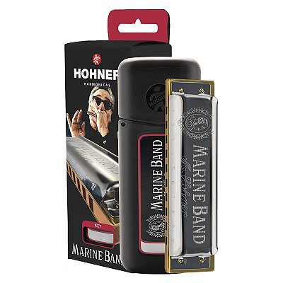 Harmônica Diatônica Hohner Marine Band 1896 em C