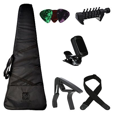 Kit de Acessórios para Guitarra AudioDriver - Kit Start