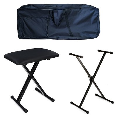 Kit de Acessórios para Teclado AudioDriver com Capa Grande - Kit Essential