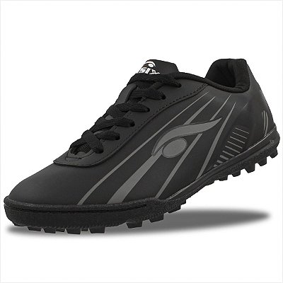 Chuteira Society D'six Adulto - Preto/Incolor