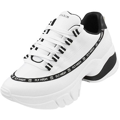 Tênis Ramarim Fly High Feminino - Branco/Preto