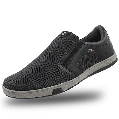 Sapatênis Pegada Slip on Masculino - Importado Preto/Nob PR