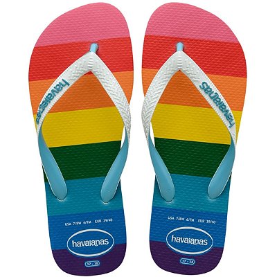 Chinelo Havaianas Top Pride All Over - Vermelho