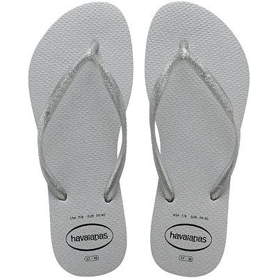 Chinelo Havaianas Slim Gloss Feminino - Gelo