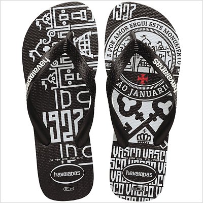 Chinelo Havaianas Top Times Havaianas Vasco - Preto