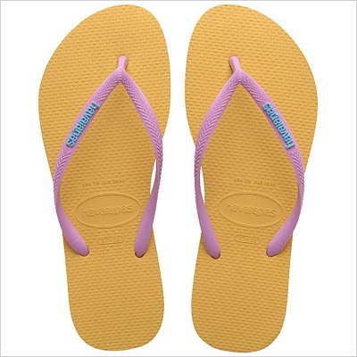 Havaianas Slim Logo Pop Up Ref:4119787 - Amarelo Caja
