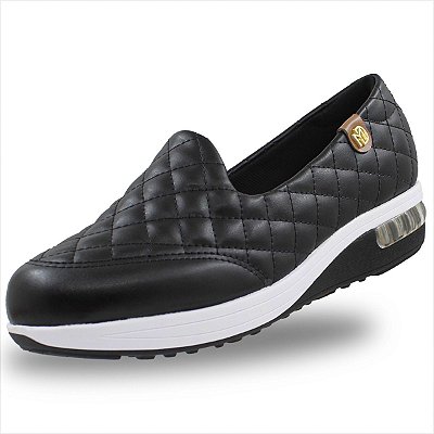 Tênis Modare Slip On Com Gel Tech Feminino - Preto
