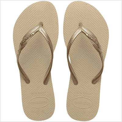 Chinelo Havaianas Fantasia FC Feminino - Areia