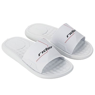 Chinelo Rider Step Slide AD Ref:12265 - Branco/Branco/Preto