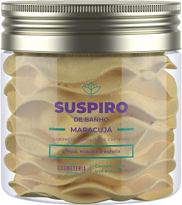 Suspiro de Banho Esfoliante - Maracujá - 100g