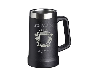 10 Canecas Térmicas 709ml Personalizados à Laser com sua logo