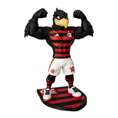 Brinquedo Mascote Urubuzão Colecionável Flamengo Grande