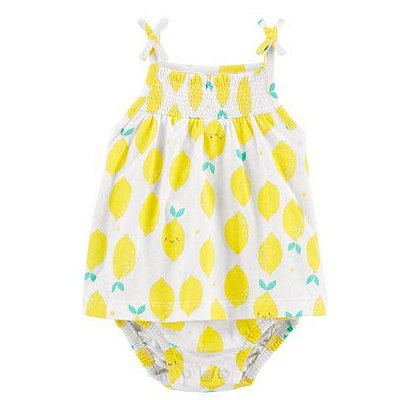 Body Vestido Carter´s - Limão