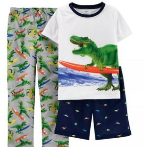 Pijama 3 peças Carter´s - Dinossauro