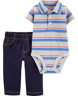 Conjunto 2 peças Carter´s - Listrado