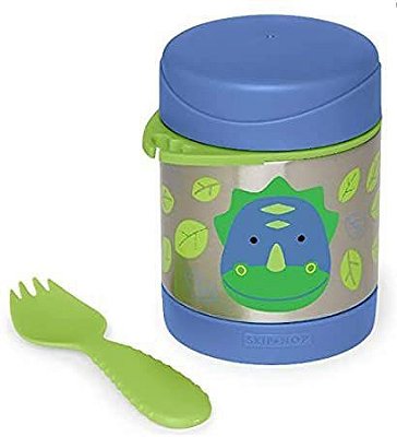 Pote Térmico com Talher Skip Hop - Dinossauro