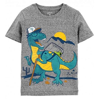 Camiseta Cinza Carter´s - Dinossauro