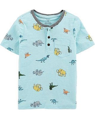Camiseta Azul Carter´s - Dinossauro