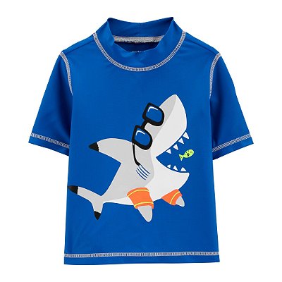 Camiseta Natação Carter´s - Tubarão Azul Royal