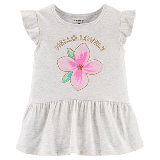 Camiseta Cinza Carter´s - Flor