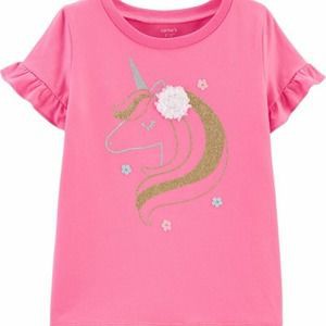 Camiseta Rosa Carter´s - Unicórnio